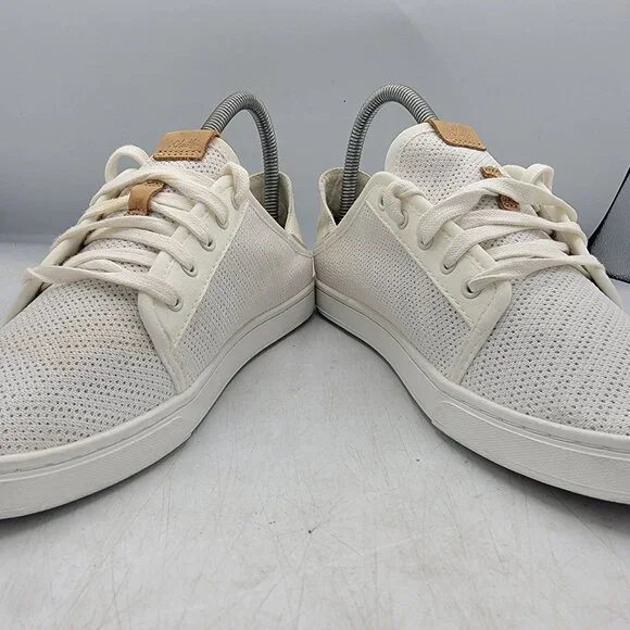 Olukai Pehuea Li Womens Size 7 White Mesh Casual Sneakers Shoes 20379-4R4R - Picture 3 of 13